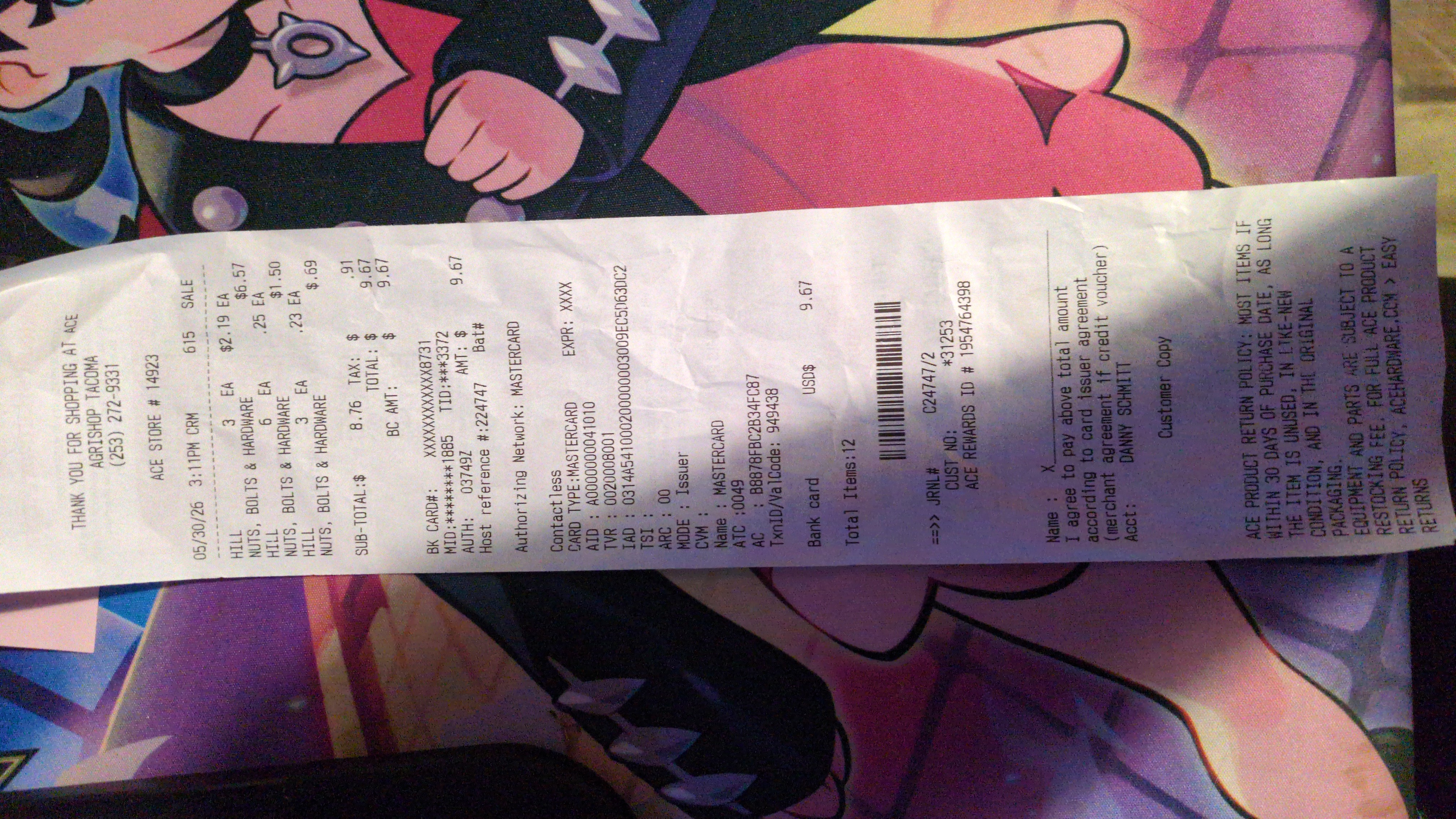 Receipt